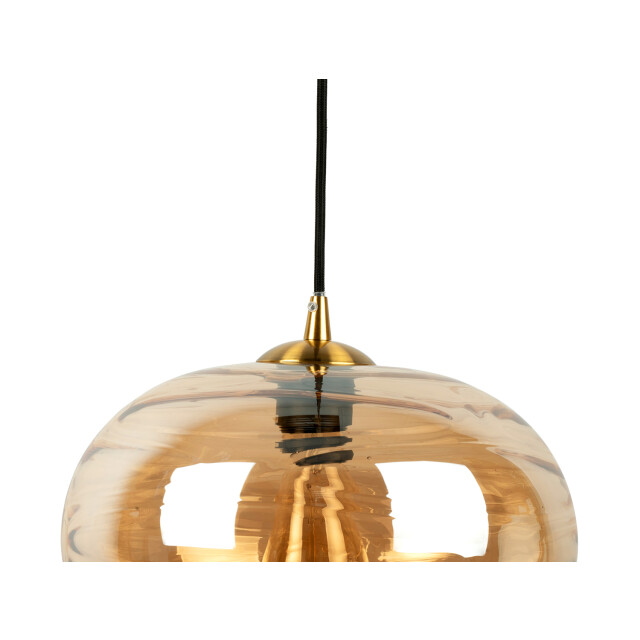 Leitmotiv hanglamp glamour sphere amber 2844902 large