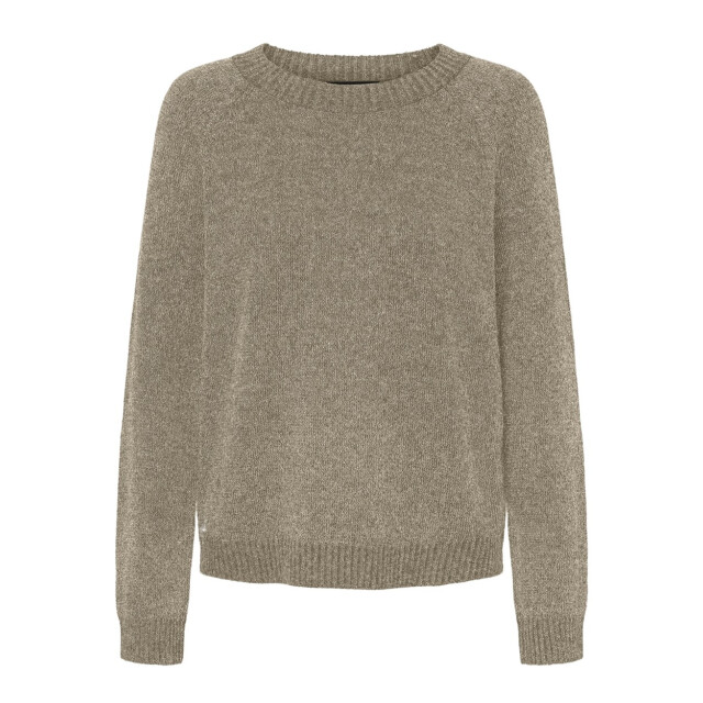 Vero Moda Vmdoffyshine ls o-neck blouse rep n zand 4219.04.0212 large