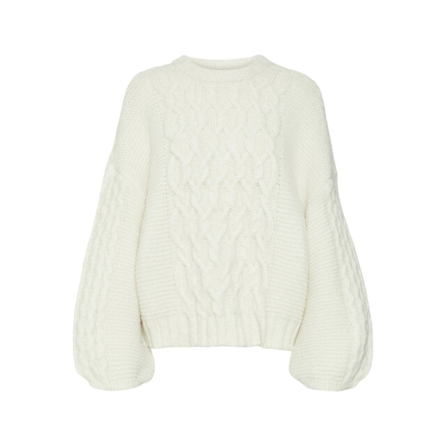 Vero Moda Vmnewsvea ls oneck oversize pullover ecru 4219.03.0014 large