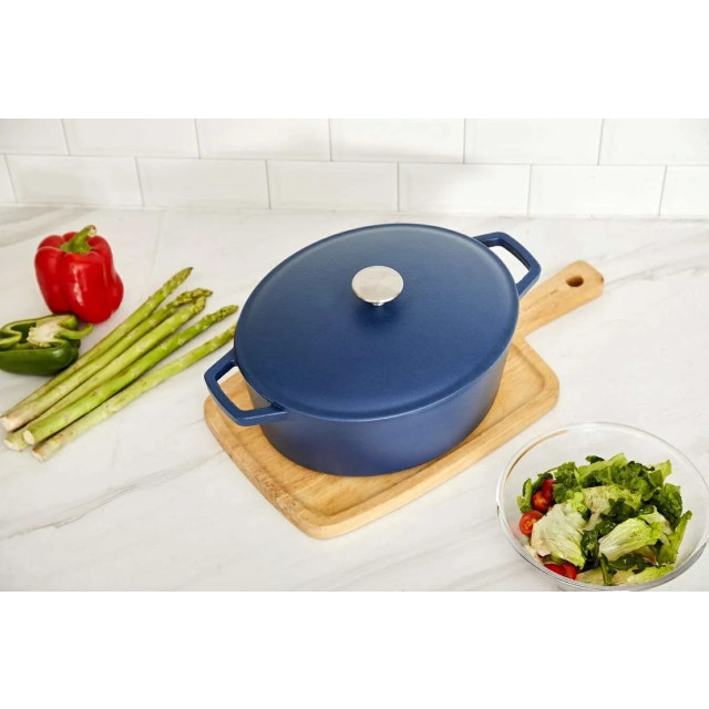 Buccan Buccan hamersley gietijzeren braadpan 29cm blauw 1996153 large