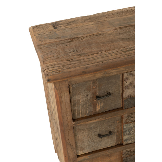 J-Line kast verouderd hout 100x50x95cm 3014998 large