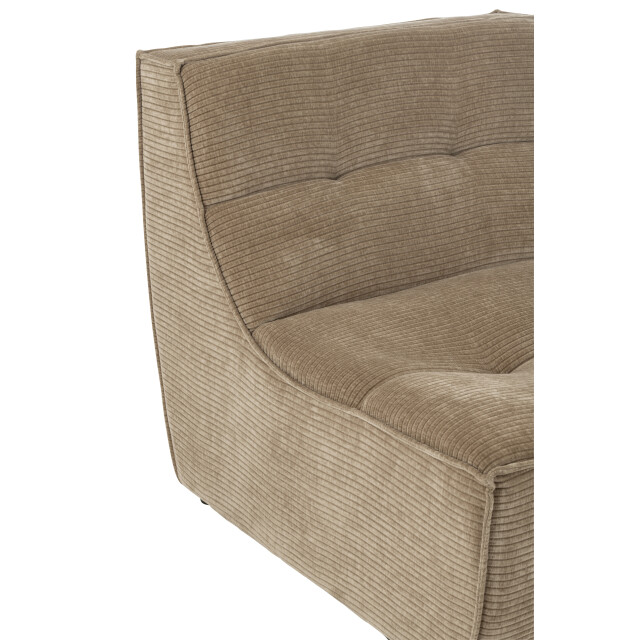 J-Line fauteuil grid populierenhout/schuim donker taupe 83x97x83cm 3002387 large