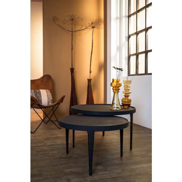 Light & Living salontafel tobias Ø75x44cm - set van 2 2394262 large