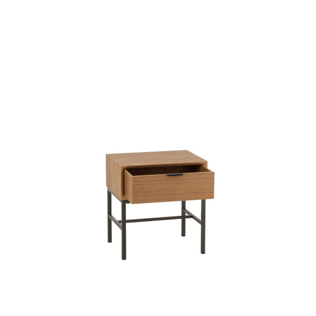 J-Line bijzettafel op onderstel hout/metaal 47.5x30x51cm 3013773 large