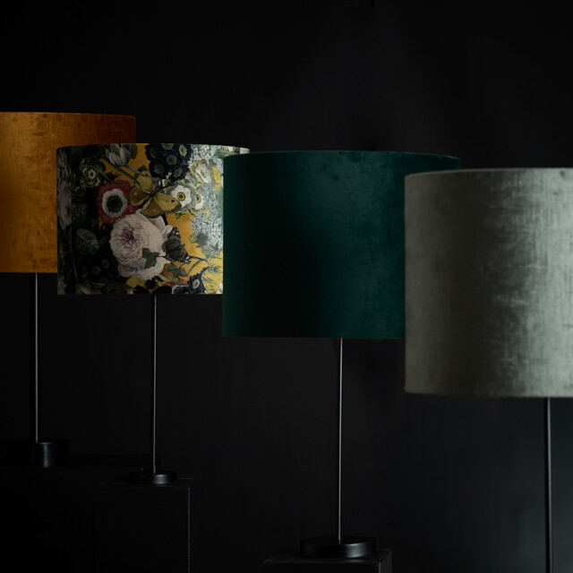Light & Living lampenkap velours Ø30x21cm - 2656123 large