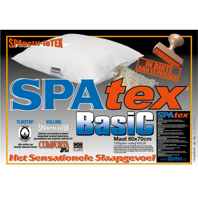 NachtrustOnline Spatex hoofdkussen ultiem comfort hoofdkussens hotelkwaliteit hoofdkussens - 3059807 large