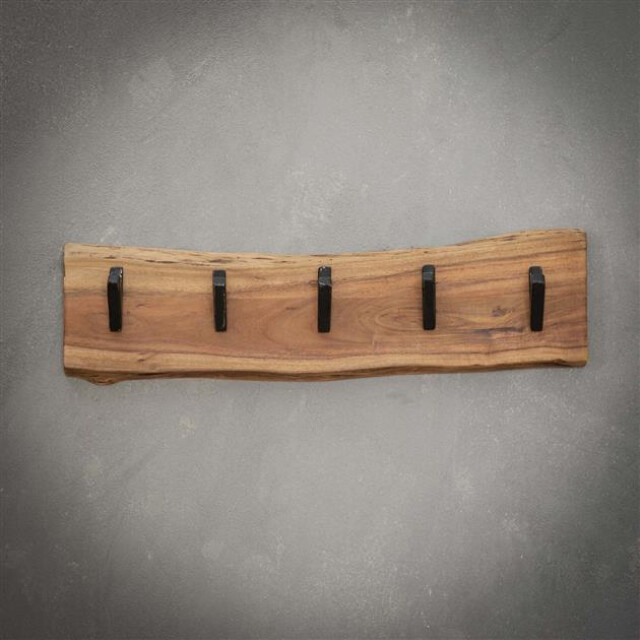 Hoyz Hoyz kapstok edge met 5 haken grijs wandkapstok 2061497 large