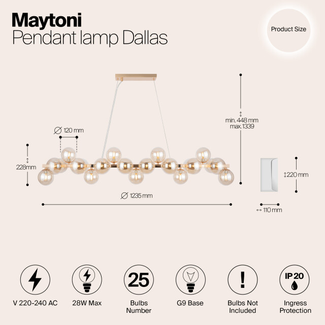 Maytoni hanglamp dallas - 2994662 large
