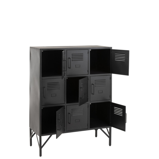 J-Line kast 9 deuren metaal 86x41x113.5cm 2986971 large