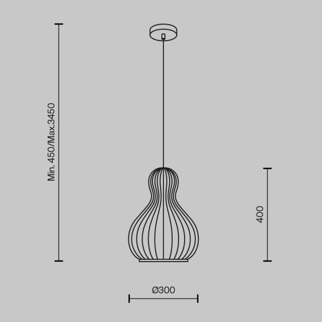 Maytoni hanglamp roots - Ø30 2994399 large