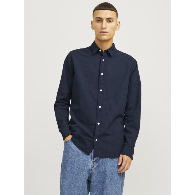 Jack & Jones Linen blend 12248579-NVY-XL large