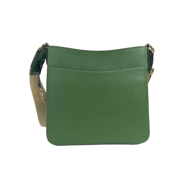 Michael Kors Jet set small messenger crossbody tas Michael Kors Groen Jet Set Small Messenger Crossbody Tas large