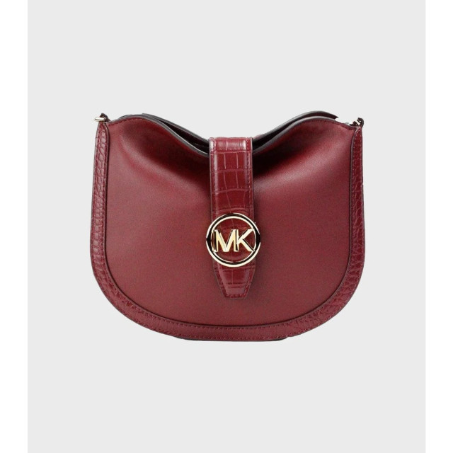 Michael Kors Gabby crossbody tas Michael Kors Gabby Bordeaux Crossbody Tas large