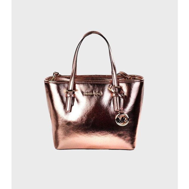 Michael Kors Xs metallic tas Michael Kors XS Metallic Roze Tas large