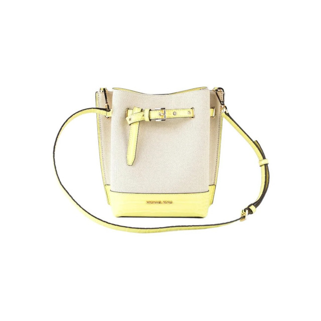 Michael Kors Emilia small messenger crossbody handtas Michael Kors Geel Emilia Small Messenger Tas large