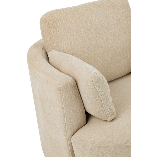 J-Line loungestoel swiv populierenhout/schuime 109x100x89cm 3002374 large