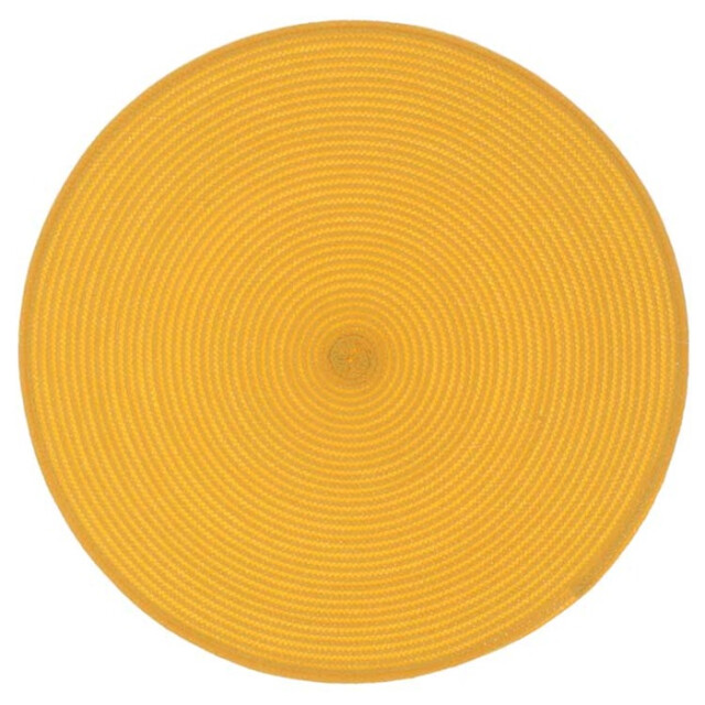 Unique Living placemat daisy rond rotan /oranje Ø 38cm 3004137 large