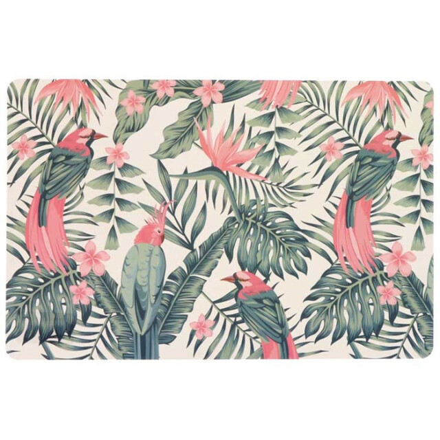 Unique Living placemat dessin 3 rechthoekig polyester - 3004159 large