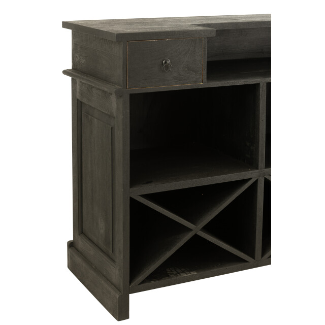 J-Line bar 2 lades mango hout 180x55x106cm 3001691 large