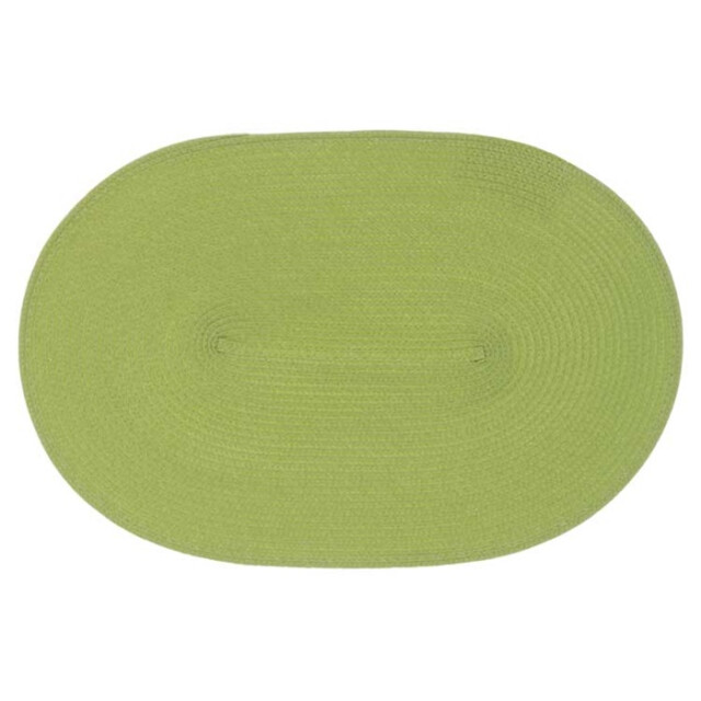 Unique Living placemat daisy ovaal rotan licht 45x30cm 3004140 large