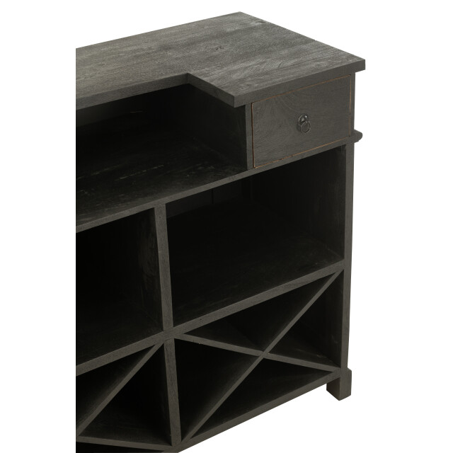 J-Line bar 2 lades mango hout 180x55x106cm 3001691 large