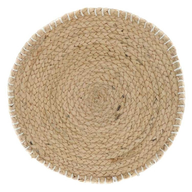 Unique Living placemat moke 40cm Ø ivory 3004130 large