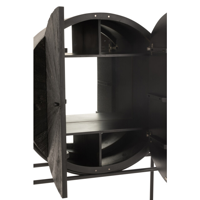 J-Line bar shanil gerecycleerd hout/mdf 105x38x160cm 3002344 large