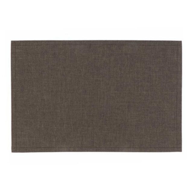 Unique Living placemat dario rechthoekig polyester donker 45x30cm 3004145 large