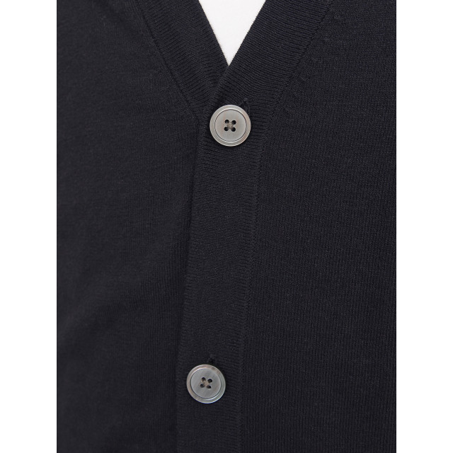 Jack & Jones Emil knit button cardigan 12257492-BLK-M large