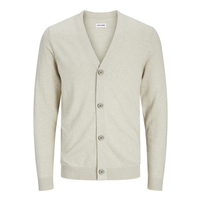 Jack & Jones Emil knit button cardigan 12257492-OAT-XL large