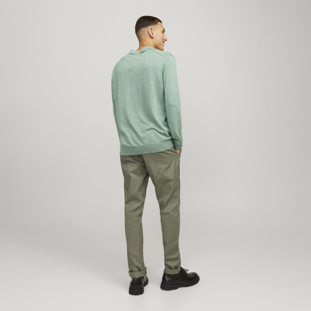 Jack & Jones Cigor linen split neck 12251018-LIL-L large