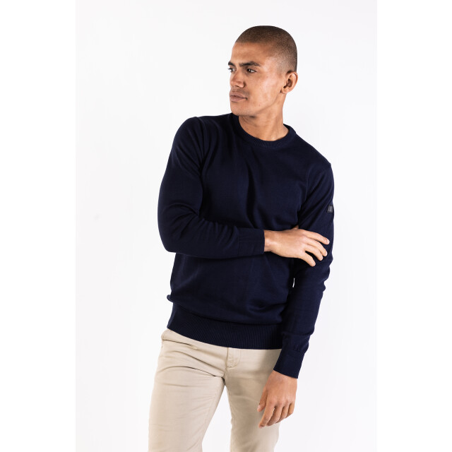PRESLY & SUN Will r-neck knitted pullover PS-WILL-NVY-XXL large