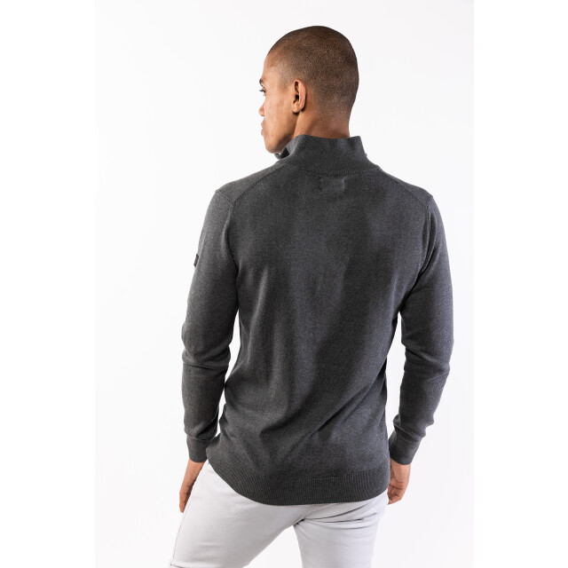 PRESLY & SUN Lewis zip knitted pullover PS-LEWIS-MGR-3XL large