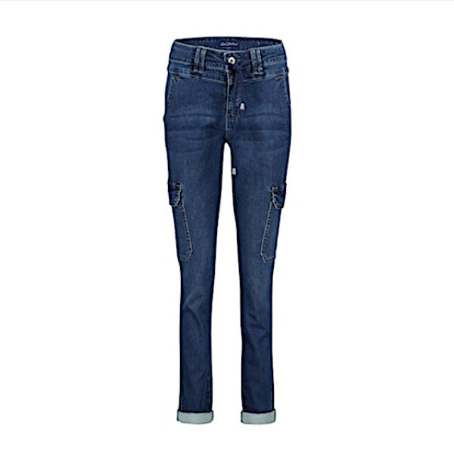 Red Button Broek srb4326 cargo denim blue SRB4318 Cargo denim - Blue large