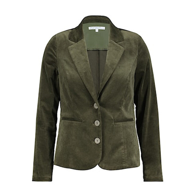 Red Button Blazer srb4394 babs velvet army green SRB4394 Babs velvet - Army Green large