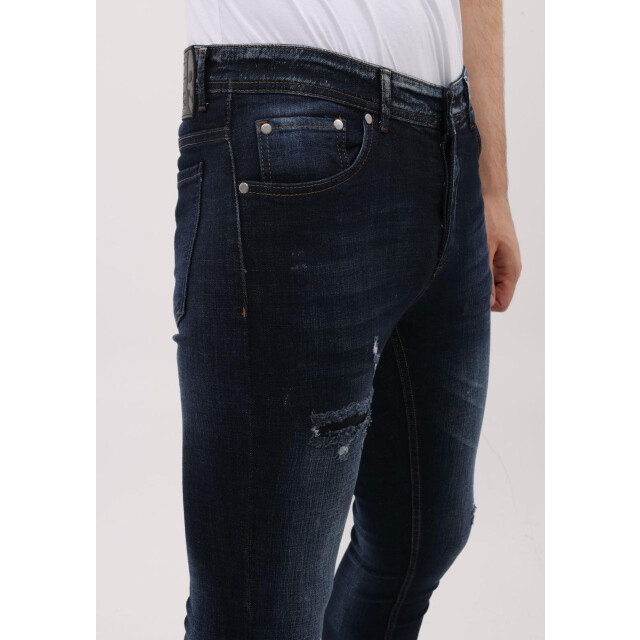 Mario Morato Jeans slim fit stretch met scheuren mm MM-S-1979/101 large