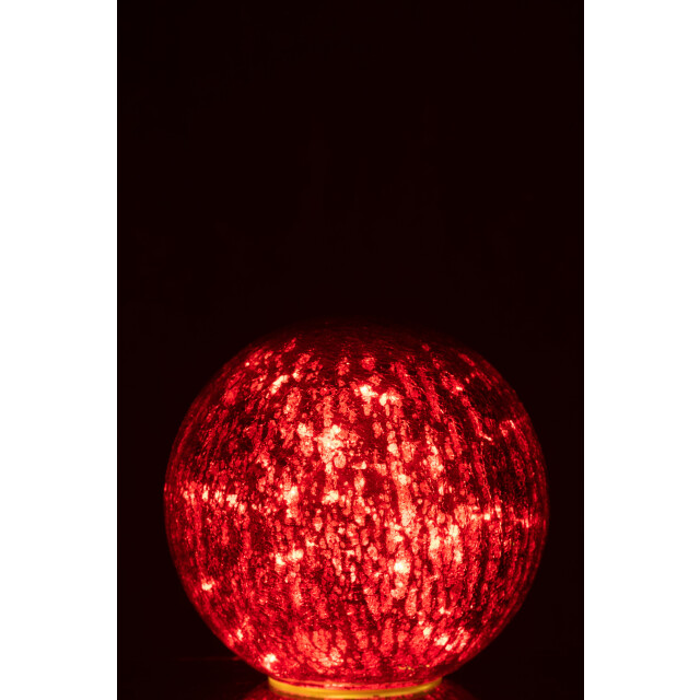 J-Line bal led glas large 20x20x19cm 3007046 large