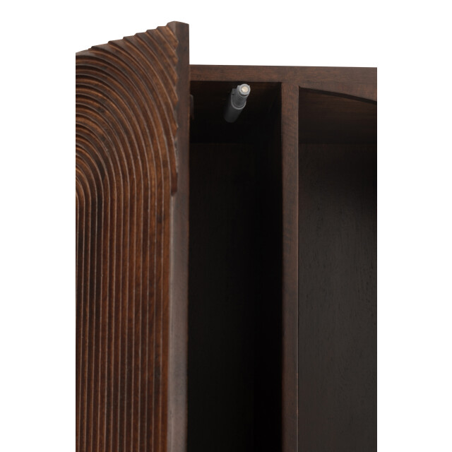 J-Line rek mode mango hout/mdf 90x33x168cm 3002351 large