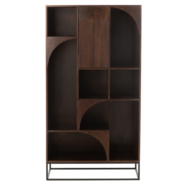 J-Line rek mode mango hout/mdf 90x33x168cm 3002351 large