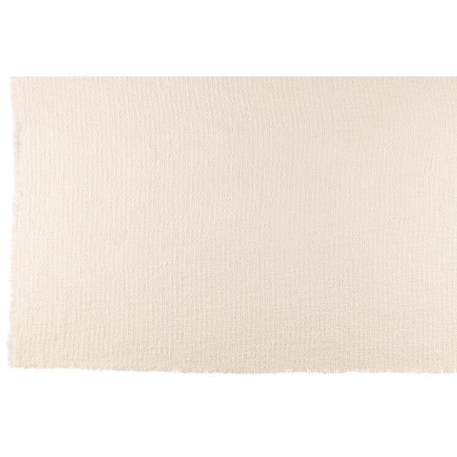 J-Line plaid gerafelde randen katoen/polyester 180x130x1cm 3002496 large