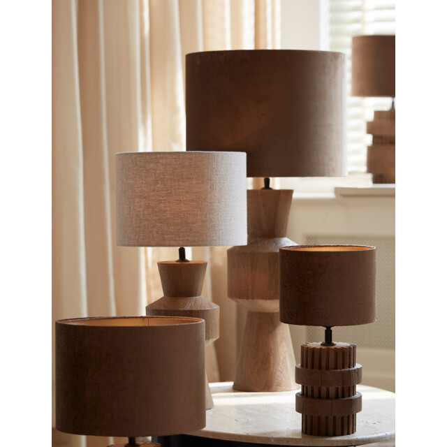 Light & Living lampenkap velours Ø40x30cm - 2655468 large