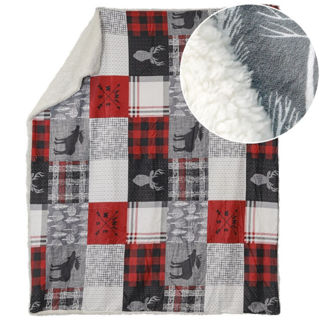 Unique Living plaid walt 130x160cm dessin 1 2063482 large
