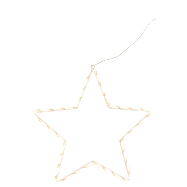 J-Line ster deco led lichtjes metaal large 40x1x40cm 3008723 large