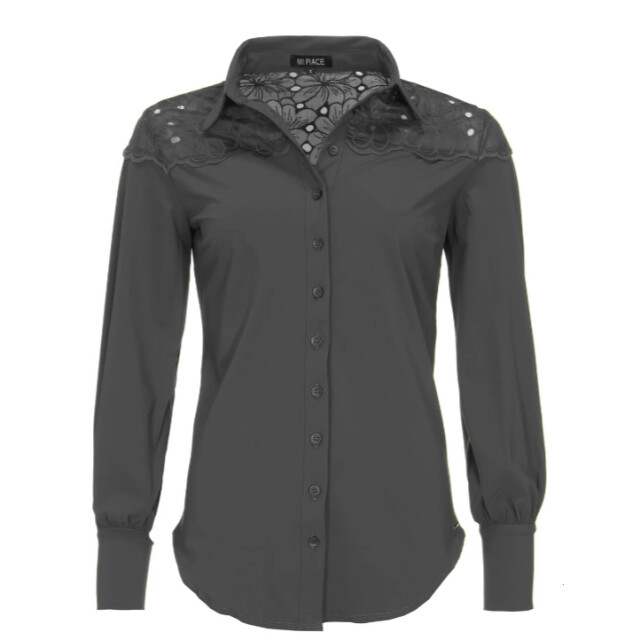 Mi Piace Travell blouse 202435-dark 202435-dark grey large