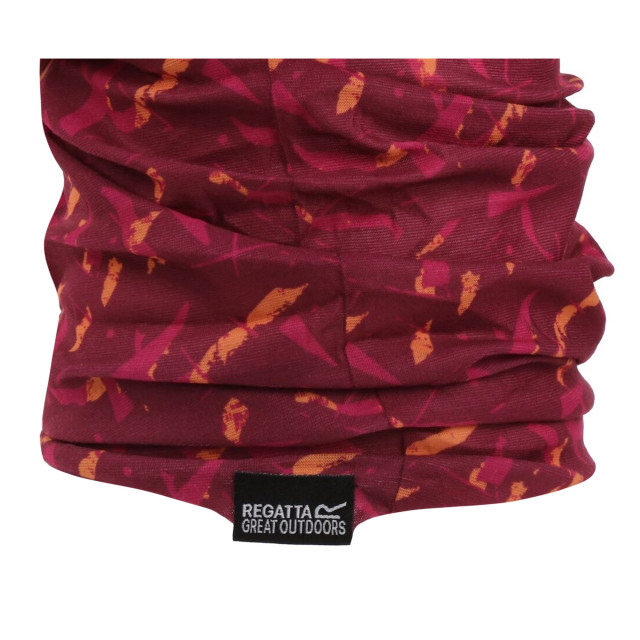 Regatta Kinder/kinder multitube abstract snood UTRG10032_berrypink large