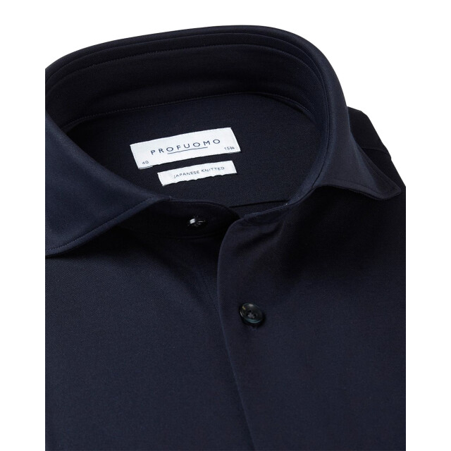 Profuomo Japanese knitted overhemd met lange mouwen 097406-001-40 large