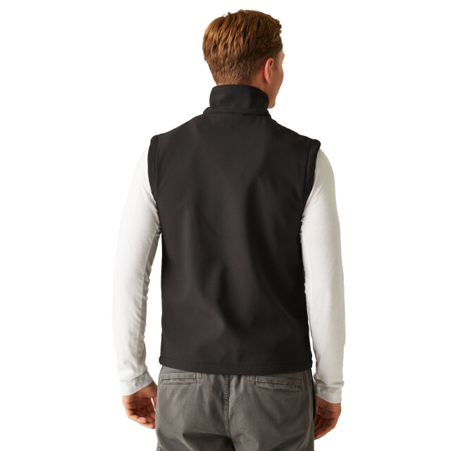 Regatta Heren ascender softshell 2-laags bodywarmer UTRG9988_blackmineralgrey large