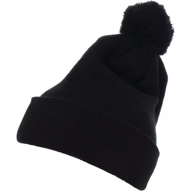 Flexfit Klassiekers pom pom gebreide muts met manchet UTTN851_black large