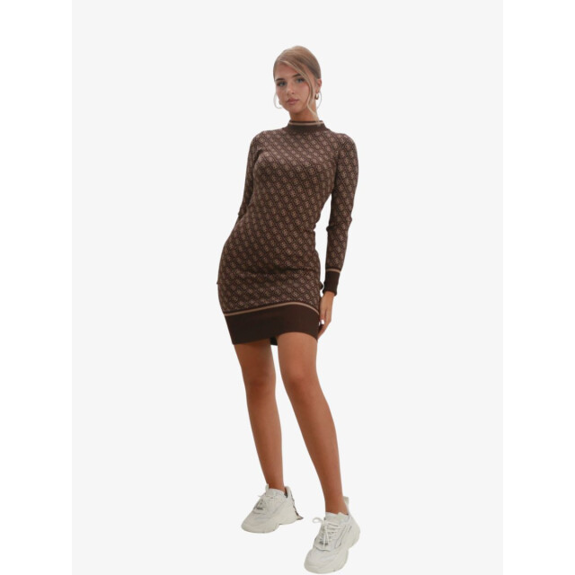 Guess Jurk lise coffee sand W3BK0D-Z37K0-F1KM large