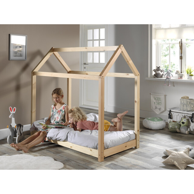 Lucevi cabane peuter bed hout - 146x78x132cm 3011446 large